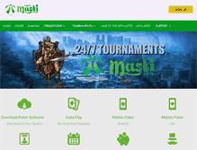 Tablet Screenshot of pokermasti.com